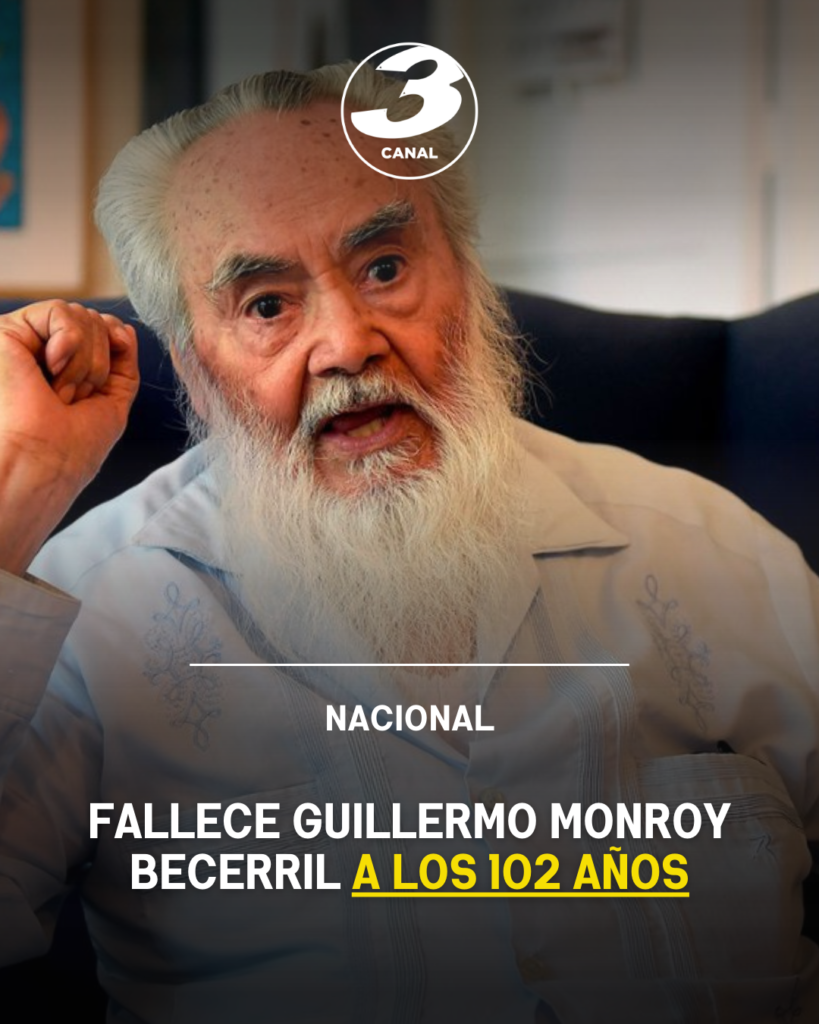 Fallece Guillermo Monroy Becerril a los 102 años