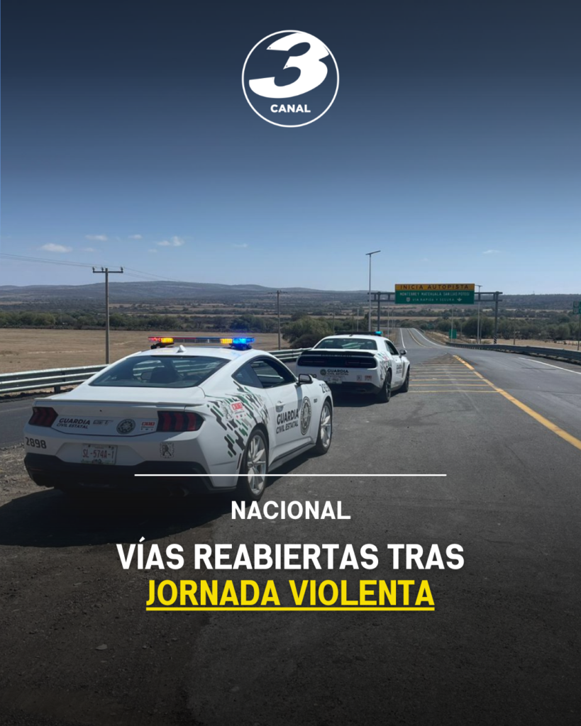 Vías reabiertas tras jornada violenta