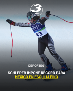 Schleper impone récord para México en esquí alpino