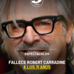 Fallece Robert Carradine a los 71 años