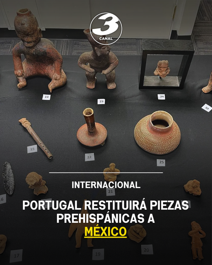 Portugal restituirá piezas prehispánicas a México