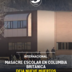 Masacre escolar en Columbia Británica deja nueve muertos