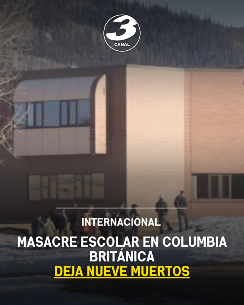 Masacre escolar en Columbia Británica deja nueve muertos