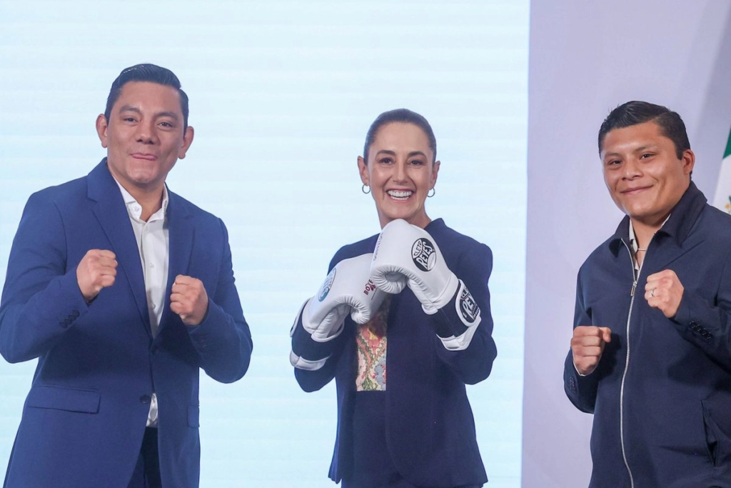 Sheinbaum lanza “Boxeando por la Paz” para apoyar a jóvenes y peleadores en todo el país