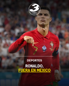 Ronaldo, fuera en México