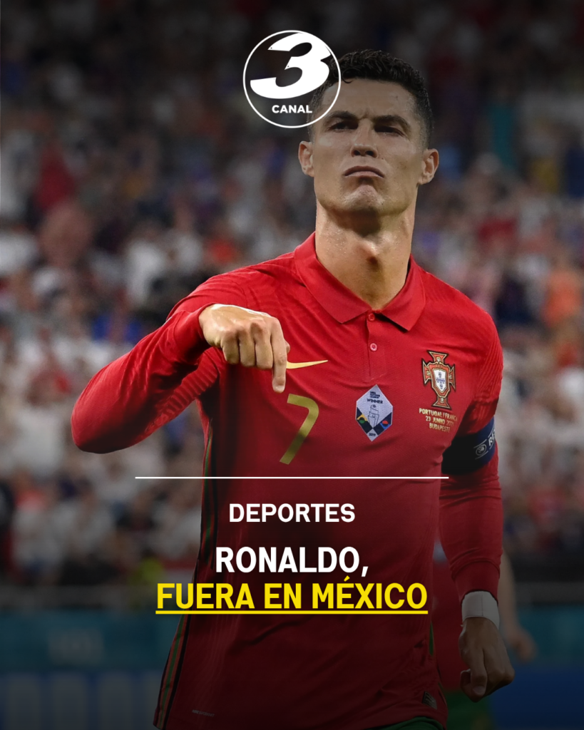 Ronaldo, fuera en México