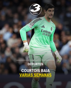 Courtois baja varias semanas