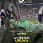 Lesión frena a Malagón