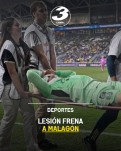 Lesión frena a Malagón