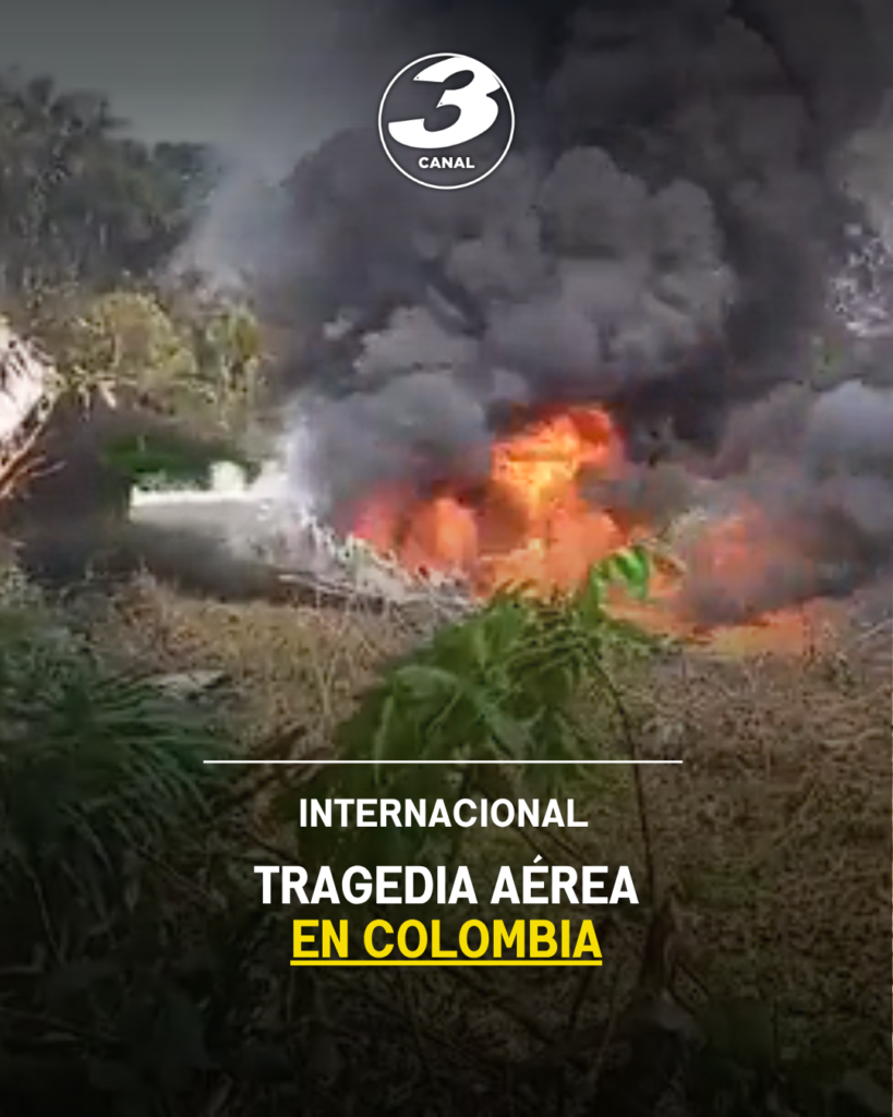 Tragedia aérea en Colombia