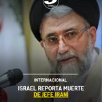 Israel reporta muerte de jefe iraní
