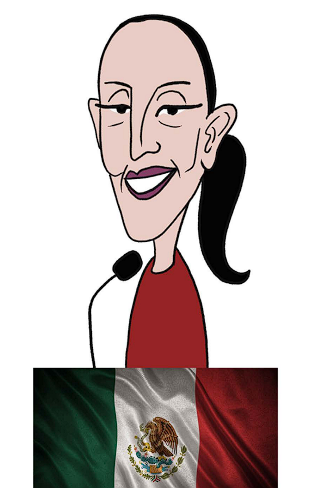 La presidenta se llama Claudia Sheinbaum…