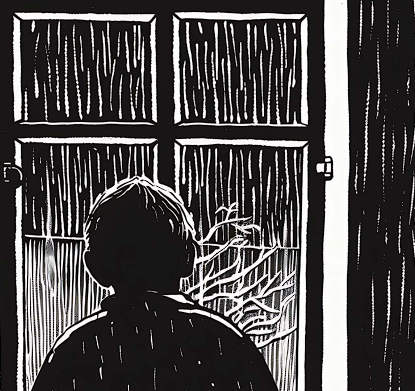 Detrás de la ventana