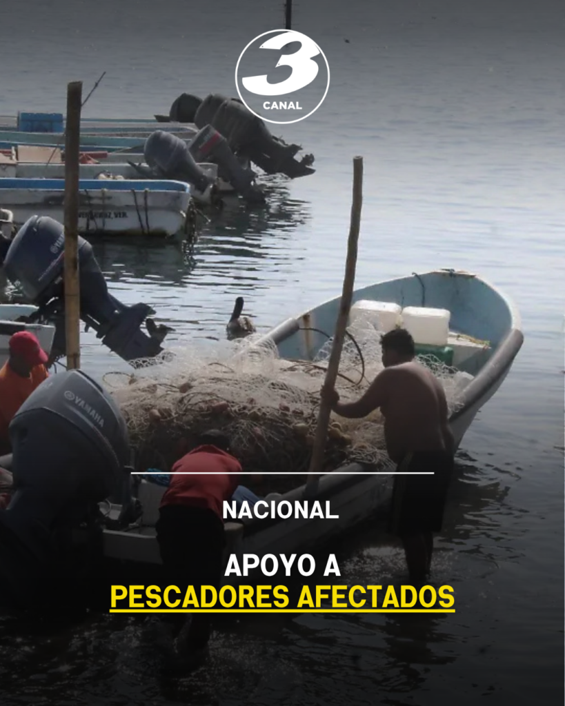 Apoyo a pescadores afectados