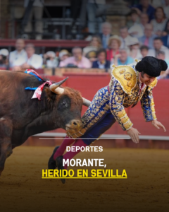 Morante, herido en Sevilla