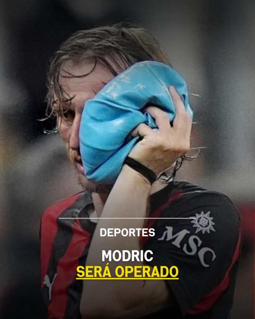 Modric será operado