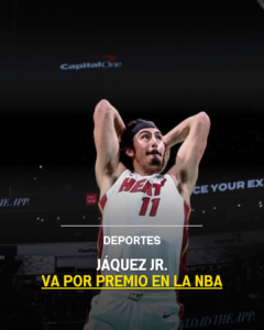 Jáquez Jr. va por premio en la NBA