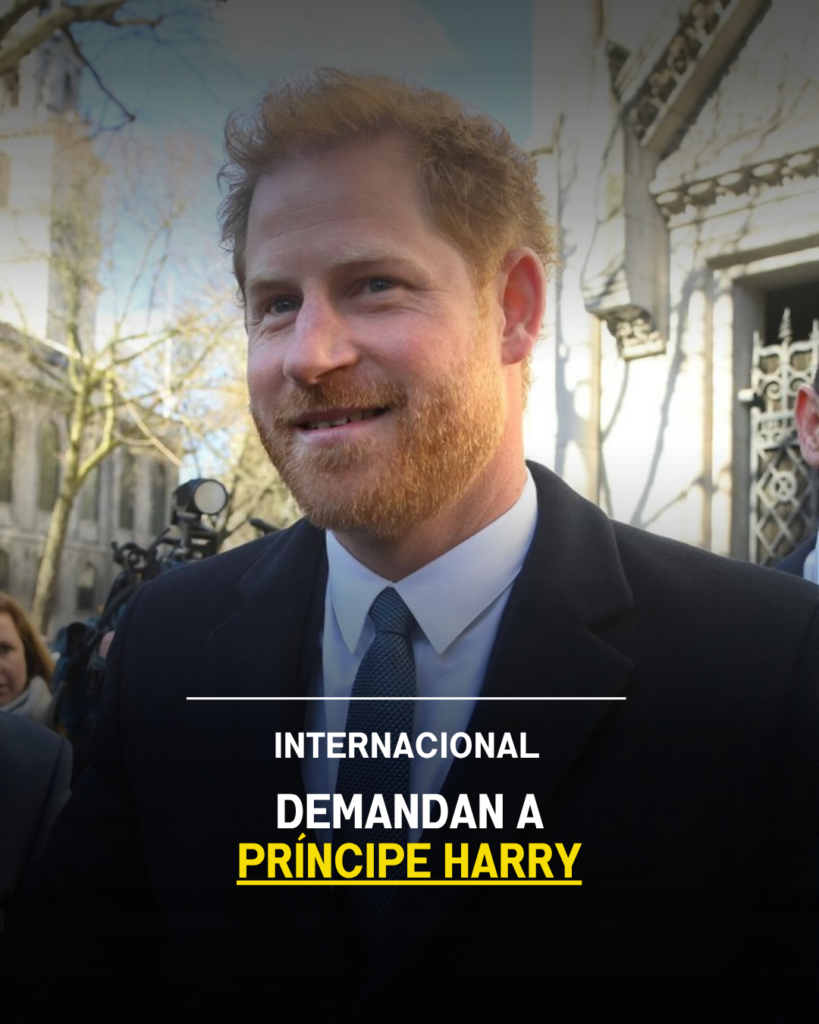 Demandan a príncipe Harry