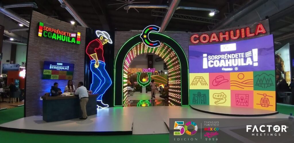UN ÉXITO LA PARTICIPACIÓN DE COAHUILA EN EL TIANGUIS TURÍSTICO MÉXICO 2026