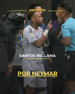 Santos reclama por Neymar