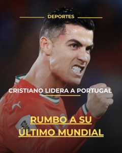 Cristiano lidera a Portugal rumbo a su último Mundial