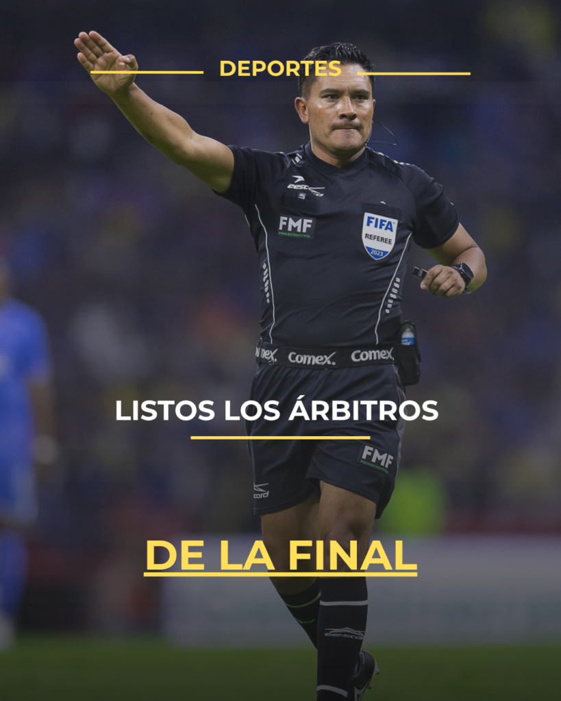 Listos los árbitros de la final