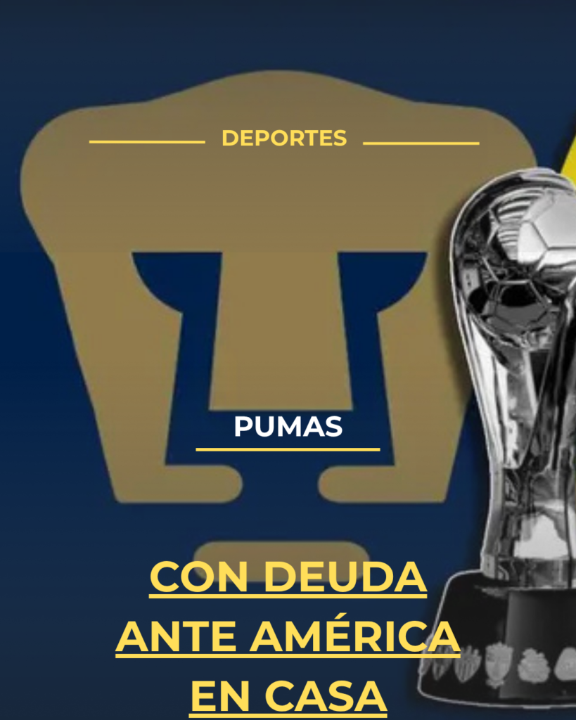 Pumas, con deuda ante América en casa