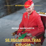 Reina Margarita se recupera tras cirugía