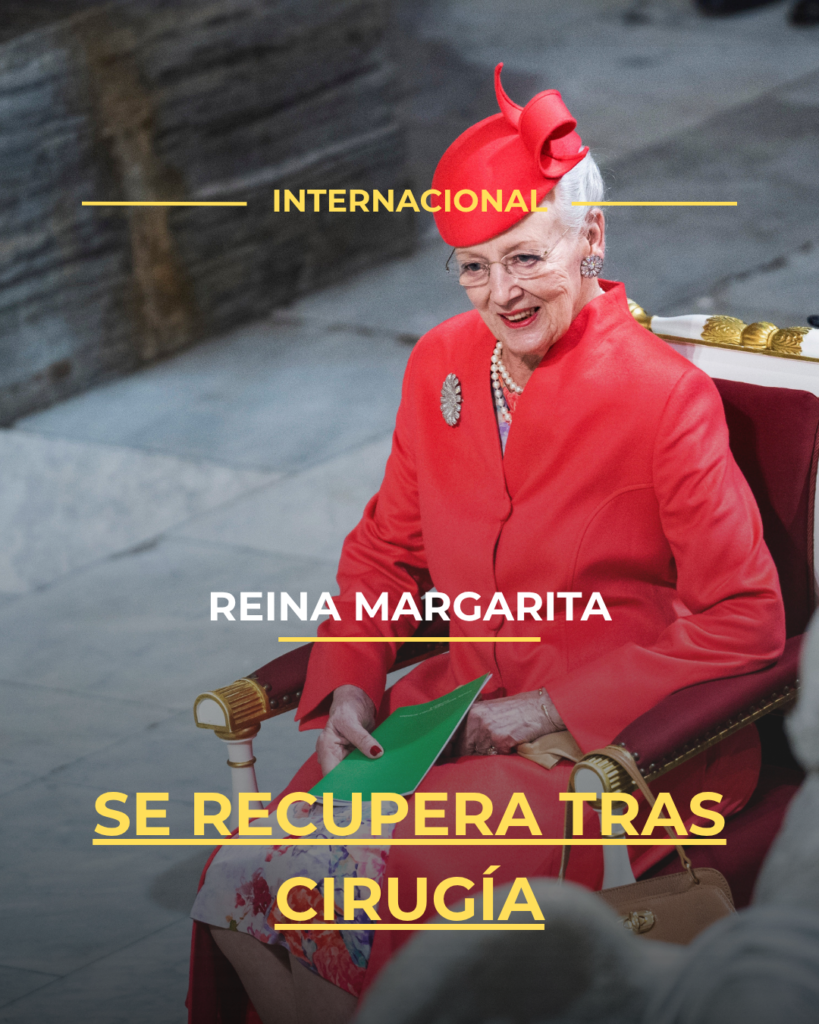 Reina Margarita se recupera tras cirugía