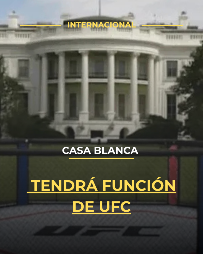 Casa Blanca tendrá función de UFC