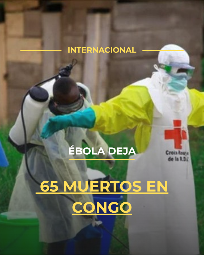 Ébola deja 65 muertos en Congo