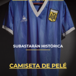 Subastarán histórica camiseta de Pelé