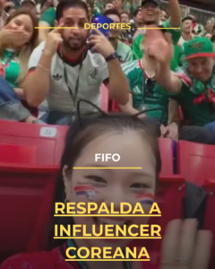 FIFO respalda a influencer coreana