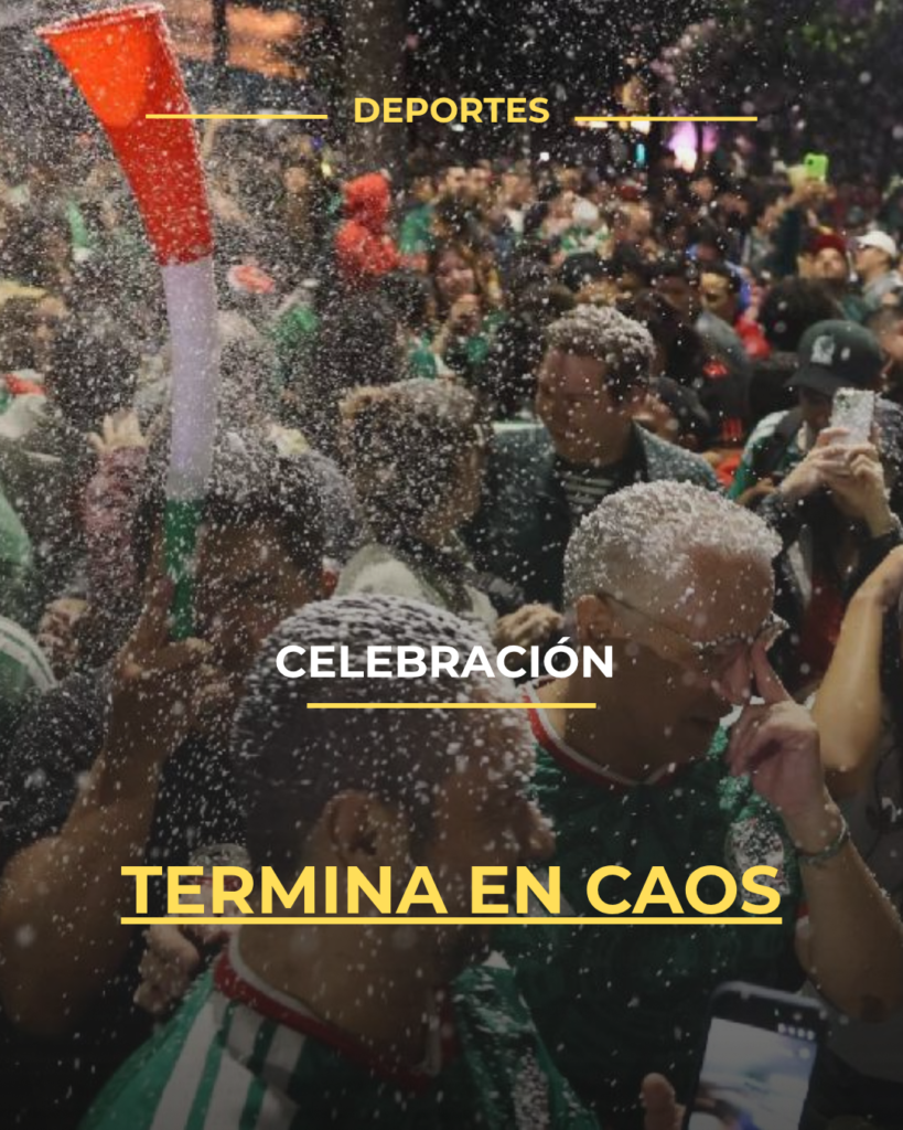 Celebración termina en caos