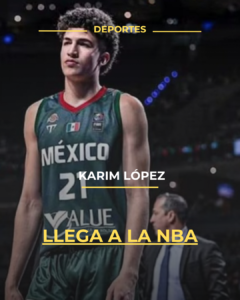 Karim López llega a la NBA