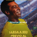 Estatua de Pelé llega a Río previo al Mundial