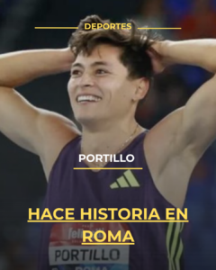 Portillo hace historia en Roma