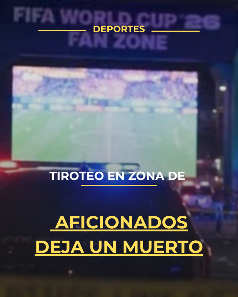 Tiroteo en zona de aficionados deja un muerto