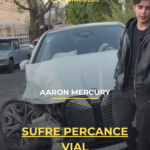 Aaron Mercury sufre percance vial