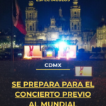 CDMX se prepara para el concierto previo al Mundial