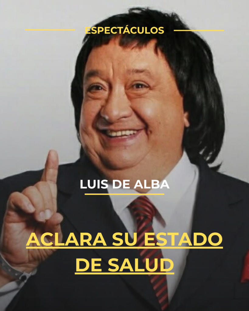 Luis de Alba aclara su estado de salud