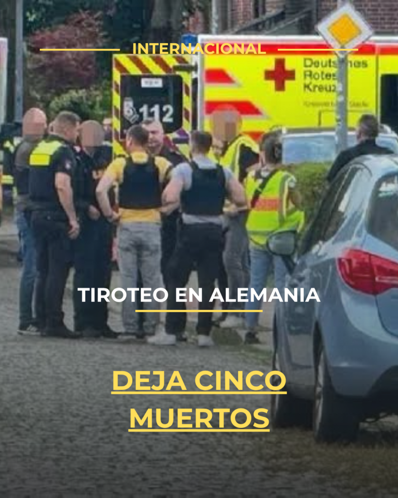 Tiroteo en Alemania deja cinco muertos