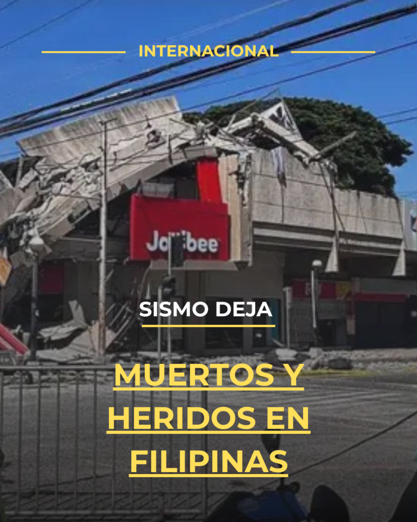Sismo deja muertos y heridos en Filipinas