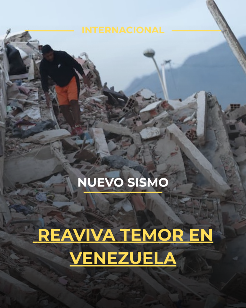 Nuevo sismo reaviva temor en Venezuela