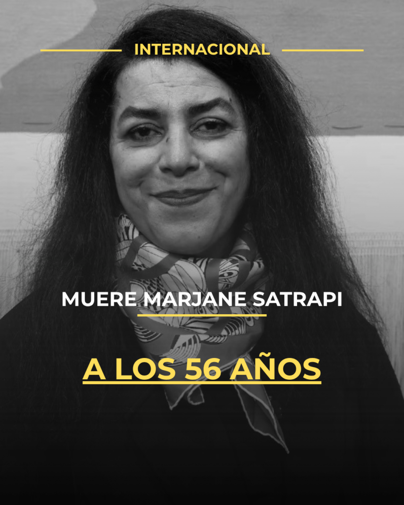 Muere Marjane Satrapi a los 56 años
