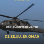 Cae helicóptero militar de EE.UU. en Omán