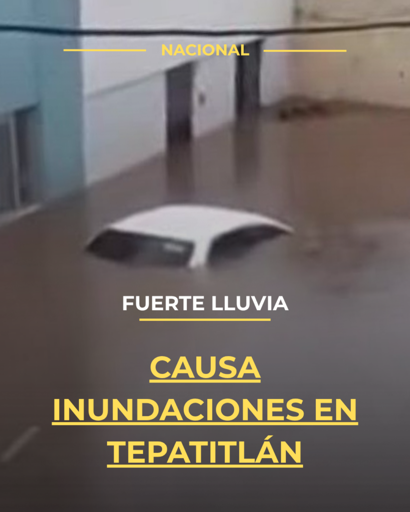 Fuerte lluvia causa inundaciones en Tepatitlán