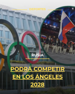Rusia podrá competir en Los Ángeles 2028