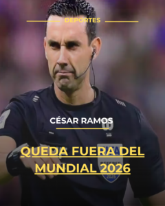 César Ramos queda fuera del Mundial 2026