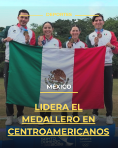 México lidera el medallero en Centroamericanos